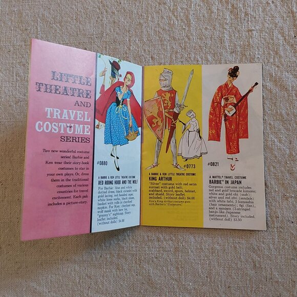 Vintage 1963 Barbie Travel in Japan #0821 Kimono and accessories - Picture 6 of 6